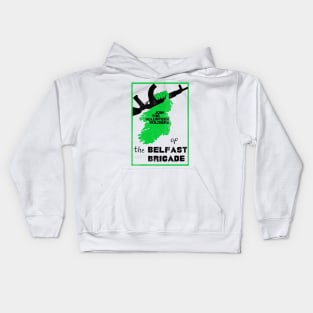 Belfast Brigade  - Provo Poster Design Kids Hoodie